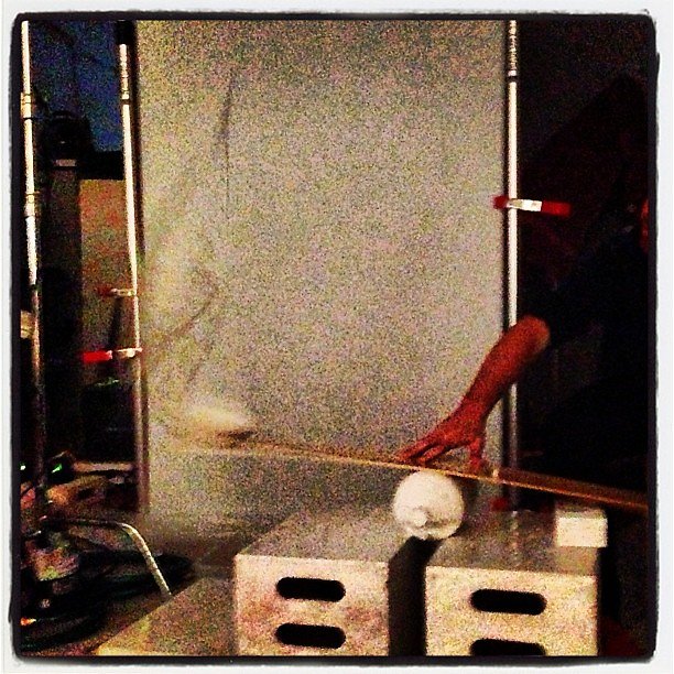Shooting water splashes