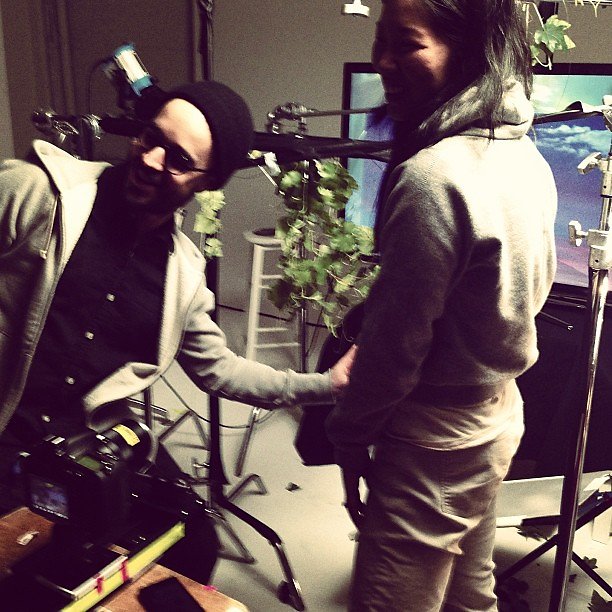 Shooting time lapse with Directors Anh and Borja.